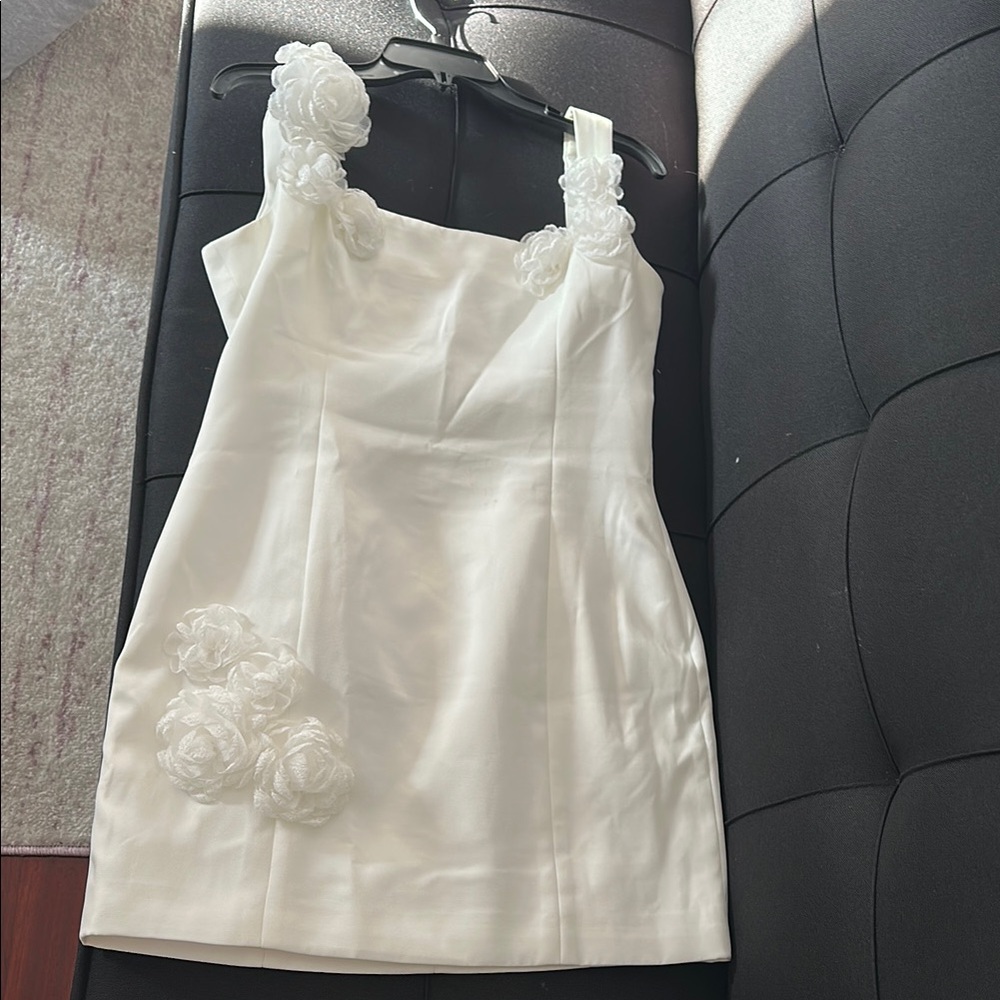 Elliatt white trompe floral dress